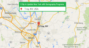 1 city with ultrasound technician schools in Albany NY