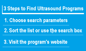 3 Steps to Find Accredited Ultrasound Technician Programs