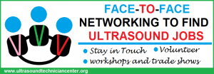 find ultrasound jobs through face to face networking